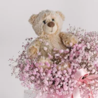 Cutie Florală Îmbrățișare Roz
