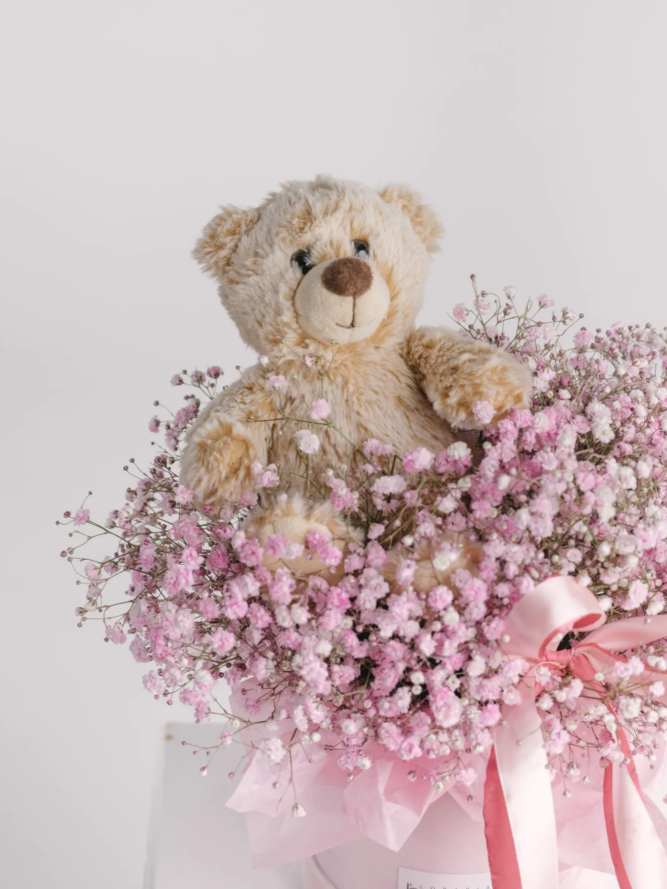 Cutie Florală Îmbrățișare Roz